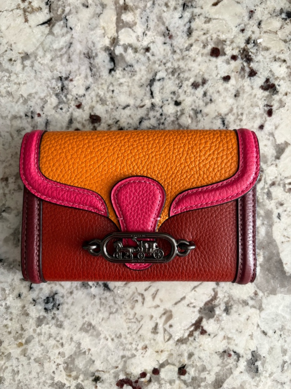 NWT! Coach Jade Colorblock Wallet